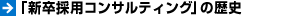 「新卒採用コンサルティング」の歴史